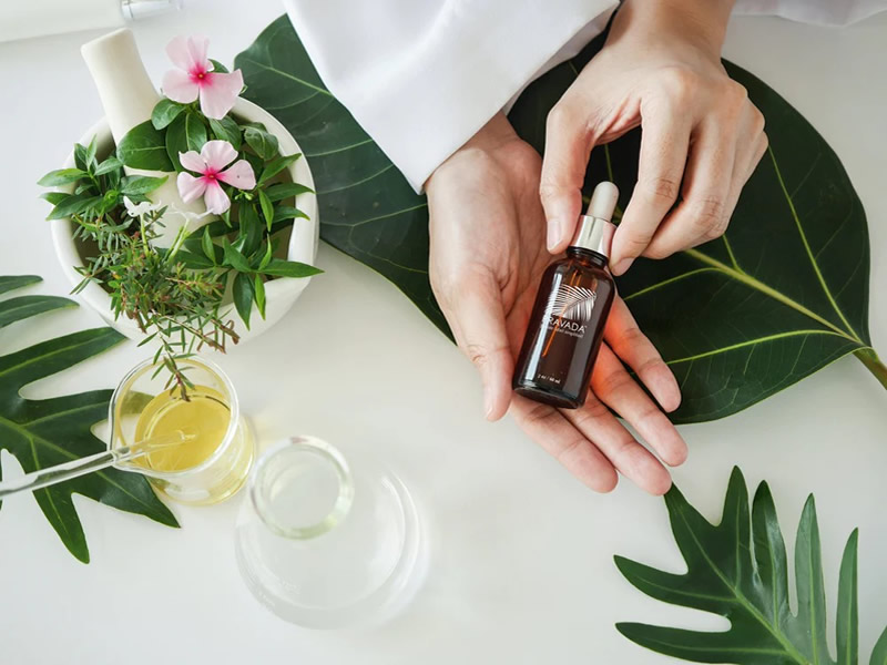 Premium anti-aging skincare products made with plant