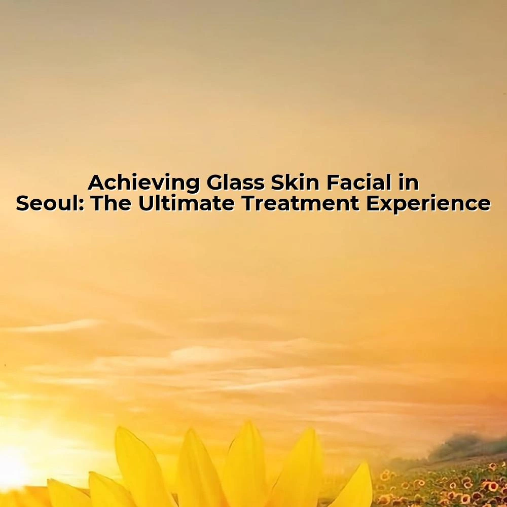 Achieving Glass Skin Facial in Seoul