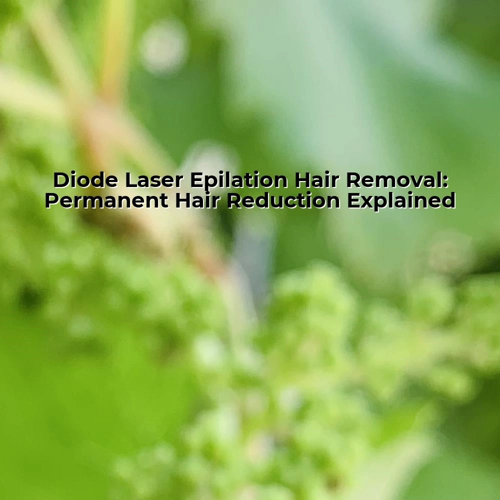 Diode Laser Epilation Hair Removal