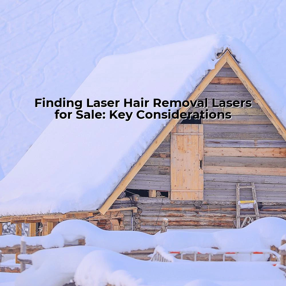 Finding Laser Hair Removal Lasers for Sale