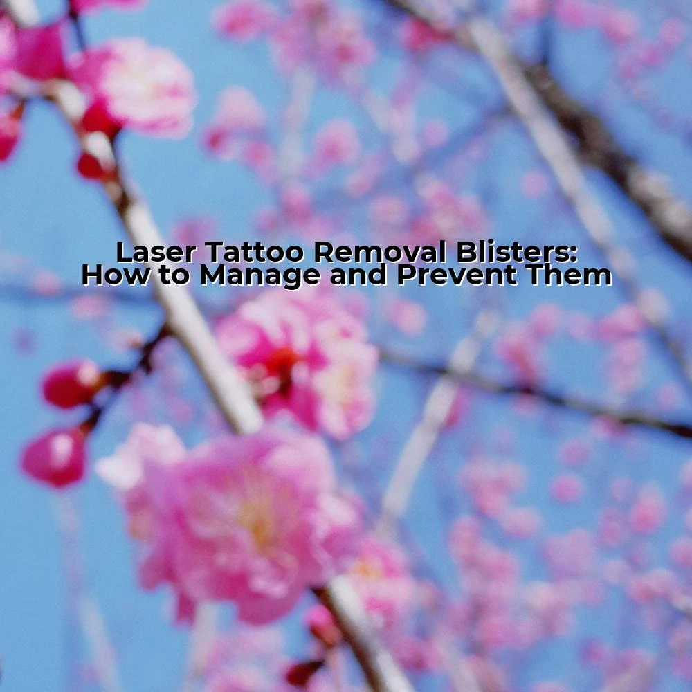 Laser Tattoo Removal Blisters