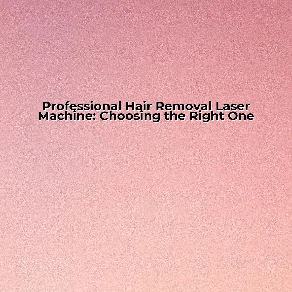 Professional Hair Removal Laser Machine