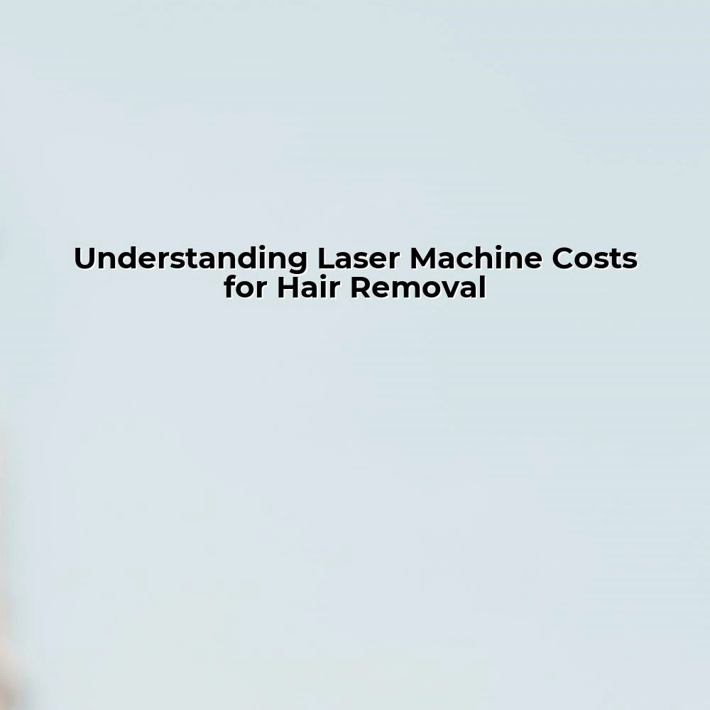 Understanding Laser Machine Costs for Hair Removal