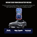 Multi-Function Jump Starter Air Pump 12V High-Capacity Portable Power Pack Auto Shut-Off LCD Screen for Truck/Motorcycle Tire