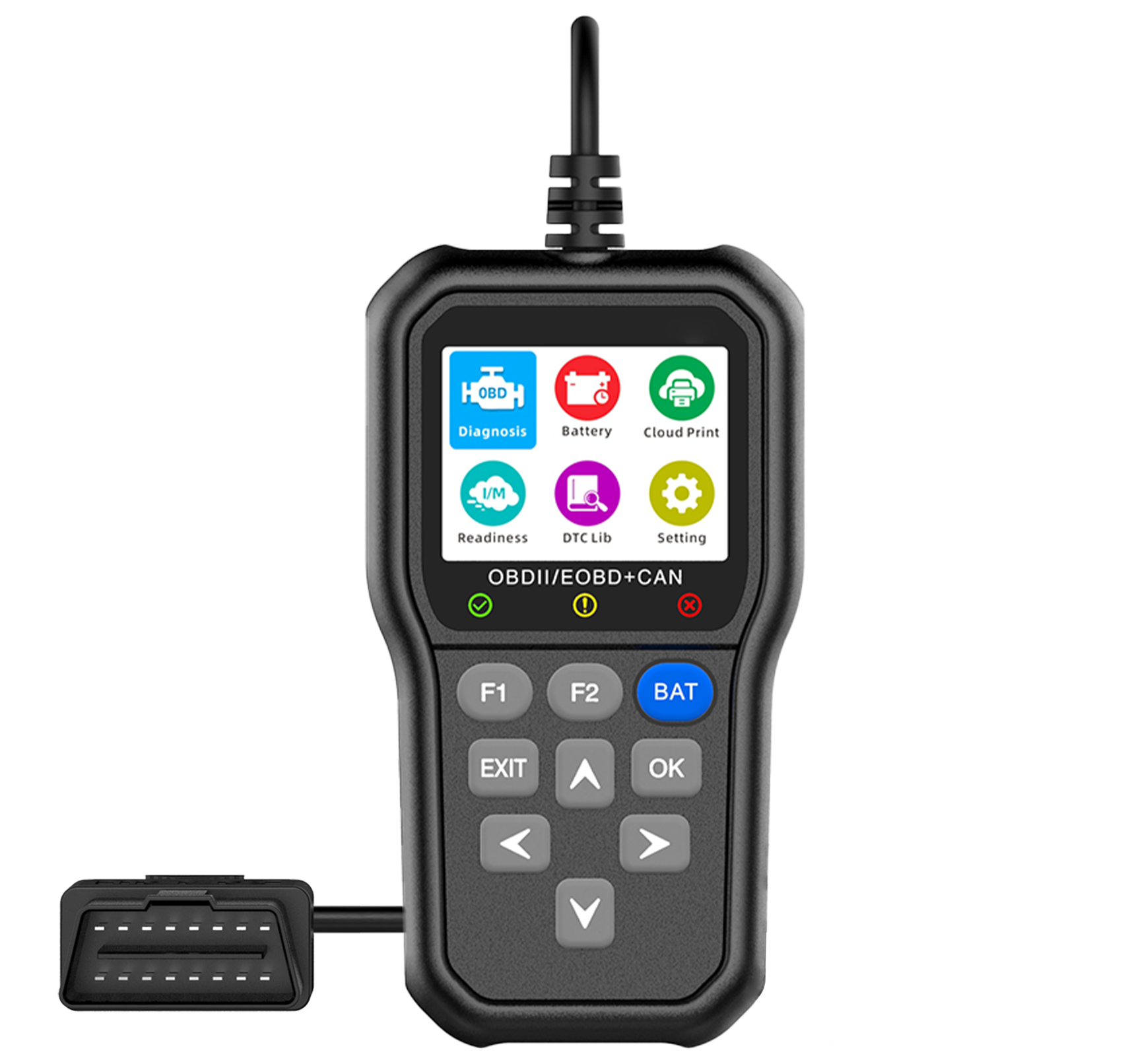 New Arrival Universal Car OBD2 Diagnostic Scanner Tool Escaner Automotriz Code Reader Engine Fault