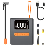 Portable Electric Air Compressor 150PSI Cordless LCD Display Flashlight 2X Tire Pump Fast Inflate CE Certified for Cars