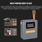 Portable Electric Air Compressor 150PSI Cordless LCD Display Flashlight 2X Tire Pump Fast Inflate CE Certified for Cars