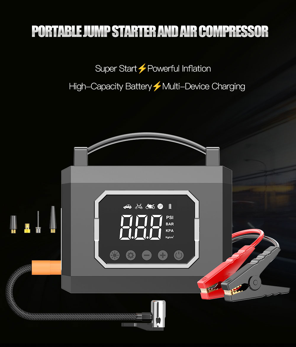 Portable Tool Energy Polymer 8000mah Low State Diesel Car Power Bank Car Jump Starter