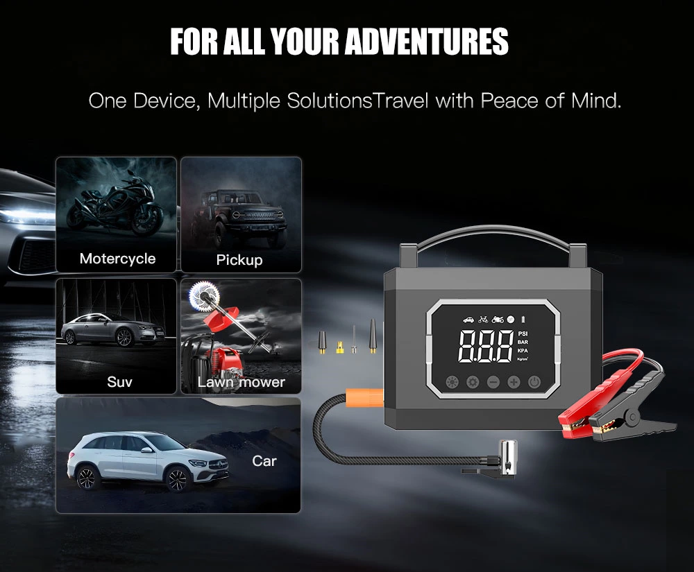 Portable Tool Energy Polymer 8000mah Low State Diesel Car Power Bank Car Jump Starter