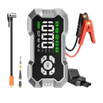 45W 1200A Peak Current Truck Jump Starter Air Compressor Battery Booster Power Bank Portable Motorcycle Truck Tire Inflator