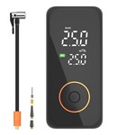 Portable Smart Tire Inflator Air Compressor 150 PSI & 6000mAh ABS Power Bank Cordless Car Tire Inflator with Digital Display