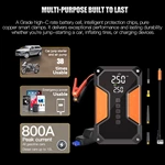 All-in-One Jump Starter Pack 1200A 150PSI 45W 12000mAh