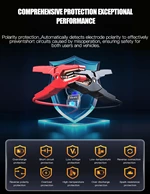 12V Portable Car Battery Jump Starter With SOS Light