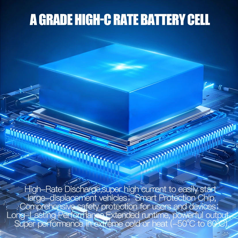 Portable Tool Energy Polymer 8000mah Low State Diesel Car Power Bank Car Jump Starter