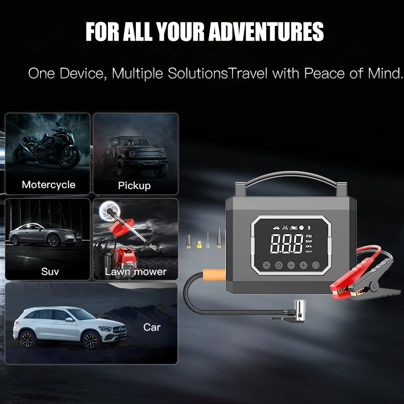 Portable Tool Energy Polymer 8000mah Low State Diesel Car Power Bank Car Jump Starter