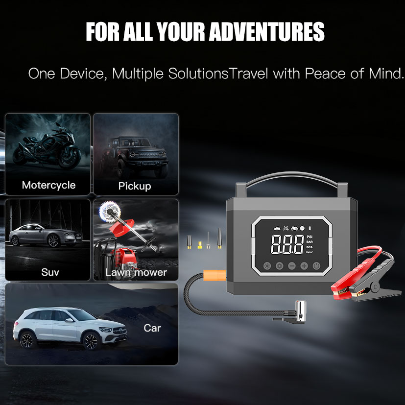 Portable Tool Energy Polymer 8000mah Low State Diesel Car Power Bank Car Jump Starter