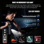 1200A Peak Current Portable Car Battery Jump Starter with Violent Fan