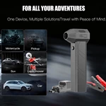 1200A Peak Current Portable Car Battery Jump Starter with Violent Fan