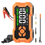 Jump Starter & Tire Inflator 150PSI Air Compressor 12V Jump Box with Auto Shut-Off