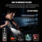 12/24V Lithium Polymer 1200A Jump Starter with SOS Light & Air Pump for Motorcycle Trucks