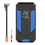 150PSI Heavy Duty Air Compressor for Car Tires, Features Auto Stop, Digital Gauge & LED Light for Emergency Use
