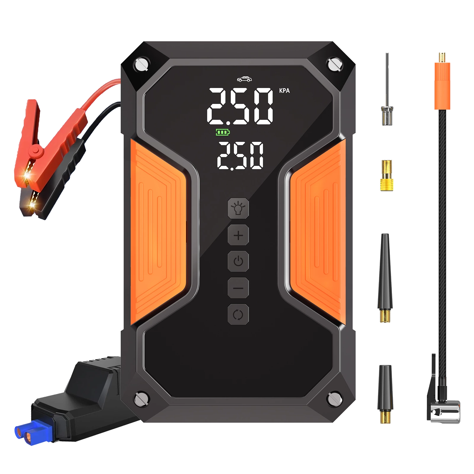 All-in-One Jump Starter Pack 1200A 150PSI 45W 12000mAh