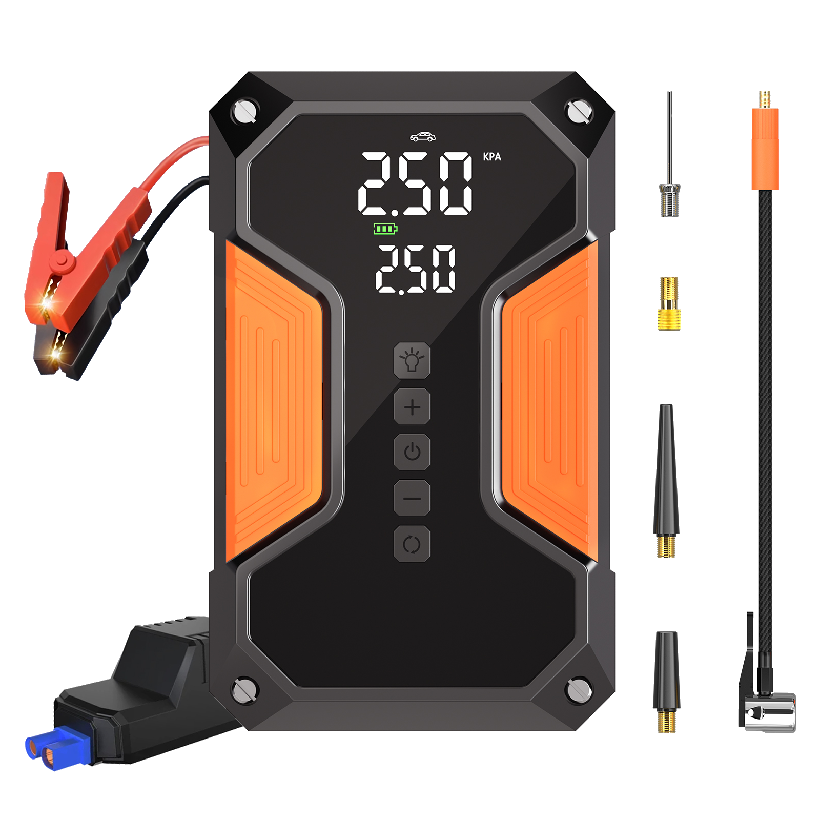 All-in-One Jump Starter Pack 1200A 150PSI 45W 12000mAh