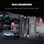 Portable Car Jump Starter Power Bank With Air Pump