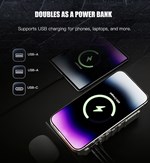 45W 1200A Peak Current Truck Jump Starter Air Compressor Battery Booster Power Bank Portable Motorcycle Truck Tire Inflator