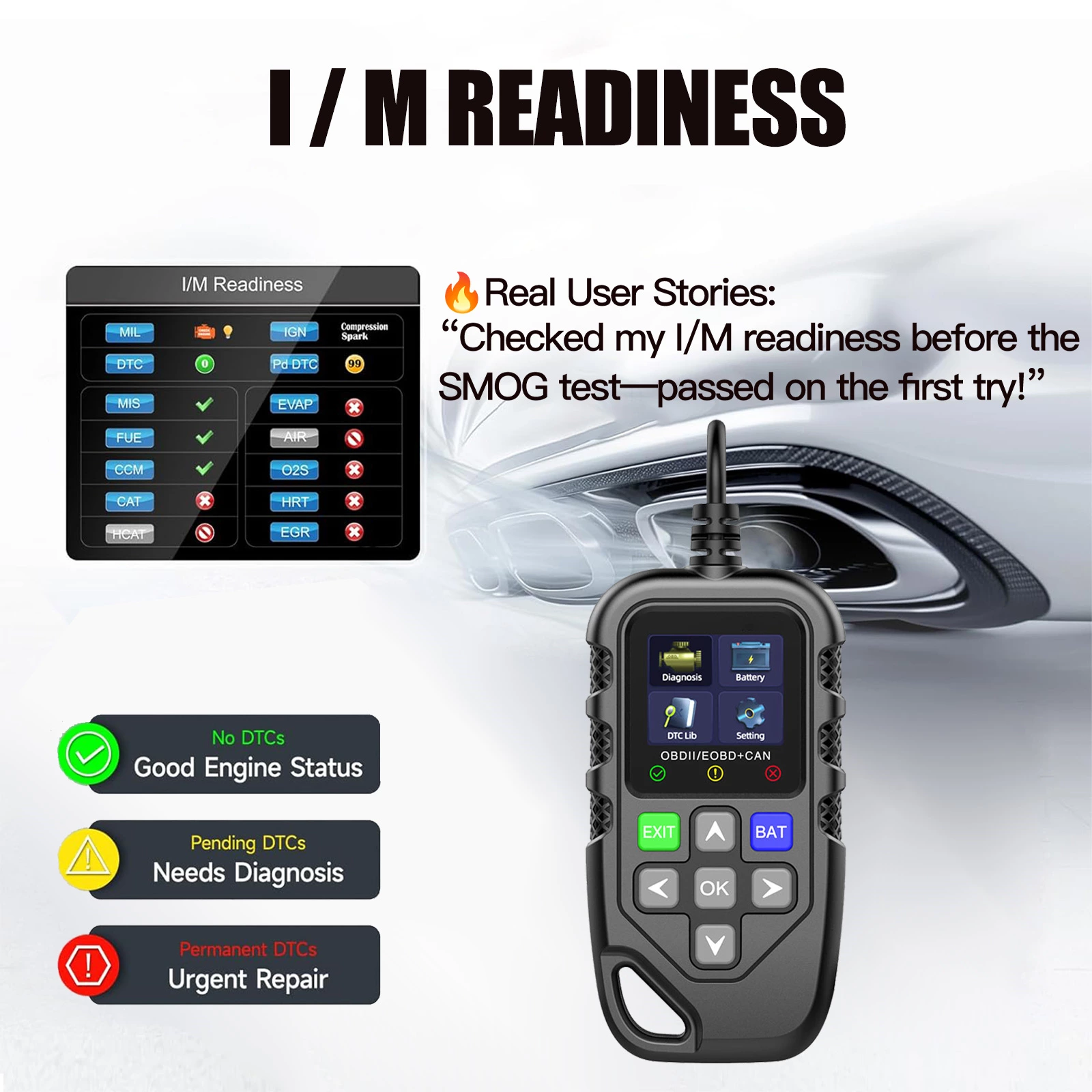 EOBD/OBDII OBD2 Scanner Escaner Automotriz Scanner Vehicle Diagnostic Scanner Code Reader Car Diagnostic Tool