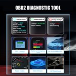EOBD/OBDII OBD2 Scanner Escaner Automotriz Scanner Vehicle Diagnostic Scanner Code Reader Car Diagnostic Tool