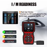 OBD2 Scanner Diagnostic Tool Erase Engine Light Code 30000+ DTC Data Stream I/M Readiness 1 Year Warranty