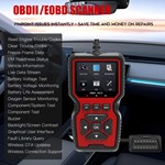 OBD2 Scanner Diagnostic Tool Erase Engine Light Code 30000+ DTC Data Stream I/M Readiness 1 Year Warranty