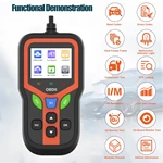 Professional OBD2 Scanner Diagnostic Tool-Check Engine Light Clear Codes Battery Test 1 Year 2.4" Color Display for All Cars