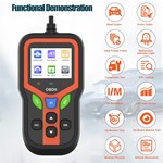 Professional OBD2 Scanner Diagnostic Tool-Check Engine Light Clear Codes Battery Test 1 Year 2.4" Color Display for All Cars