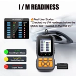 OBD2 Scanner Diagnostic Tool Vehicle Check Engine Code Reader Battery Test I/M Readiness 1 Year Universal Automotive Diagnostic