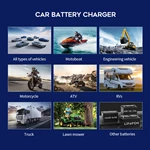 150W 12V 10A 24V 5A Car Battery Charger for Motorcycle and Truck Battery
