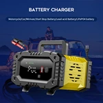 150W 12V 10A 24V 5A Car Battery Charger for Motorcycle and Truck Battery