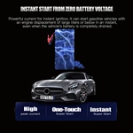 Jump Starter & Tire Inflator 150PSI Auto Shut-Off Air Compressor 12V Jump Box Lithium Battery Fast Charging for Car Motorcycle