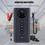 Jump Starter & Tire Inflator 150PSI Auto Shut-Off Air Compressor 12V Jump Box Lithium Battery Fast Charging for Car Motorcycle