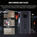 Jump Starter & Tire Inflator 150PSI Auto Shut-Off Air Compressor 12V Jump Box Lithium Battery Fast Charging for Car Motorcycle