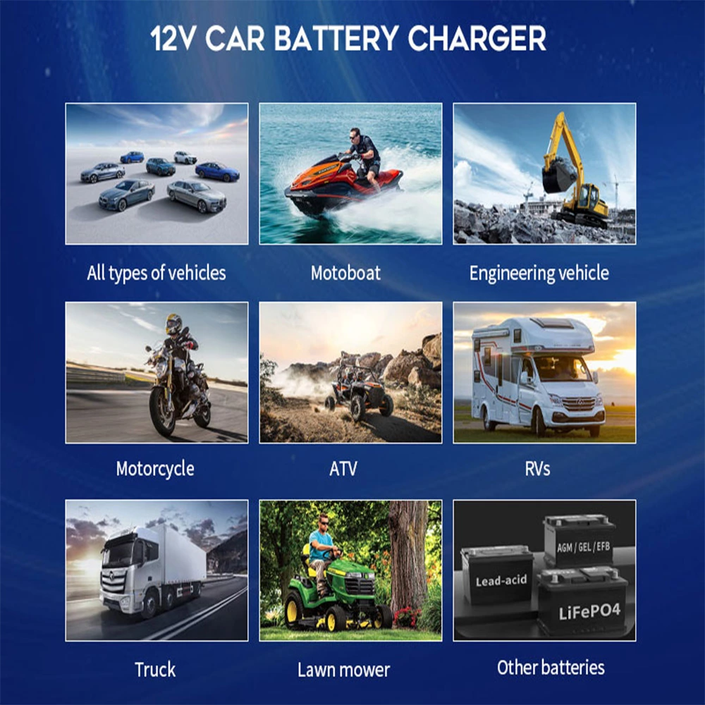 12 Volt Battery Charger for Golf Cart Automotive Battery Charger