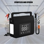 Jump Starter Air Compressor 1200A Car Battery Jump Starter for Truck SUV 150PSI Tire Inflator 12V Lithium Polymer Battery